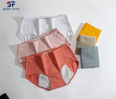 Women Cotton Leak Proof Absorbent Period Menstrual Period Panties Anti